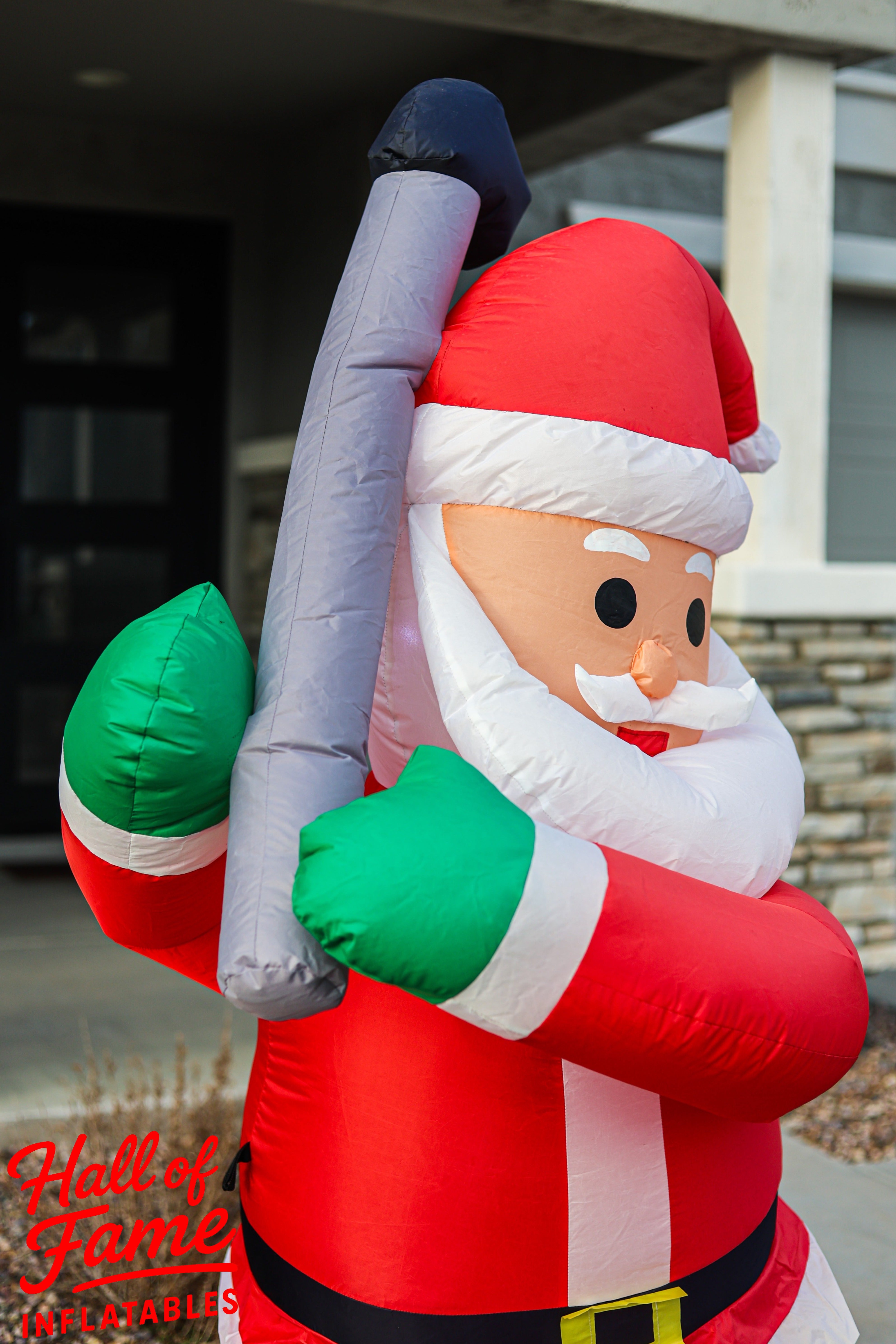 Golfing Santa