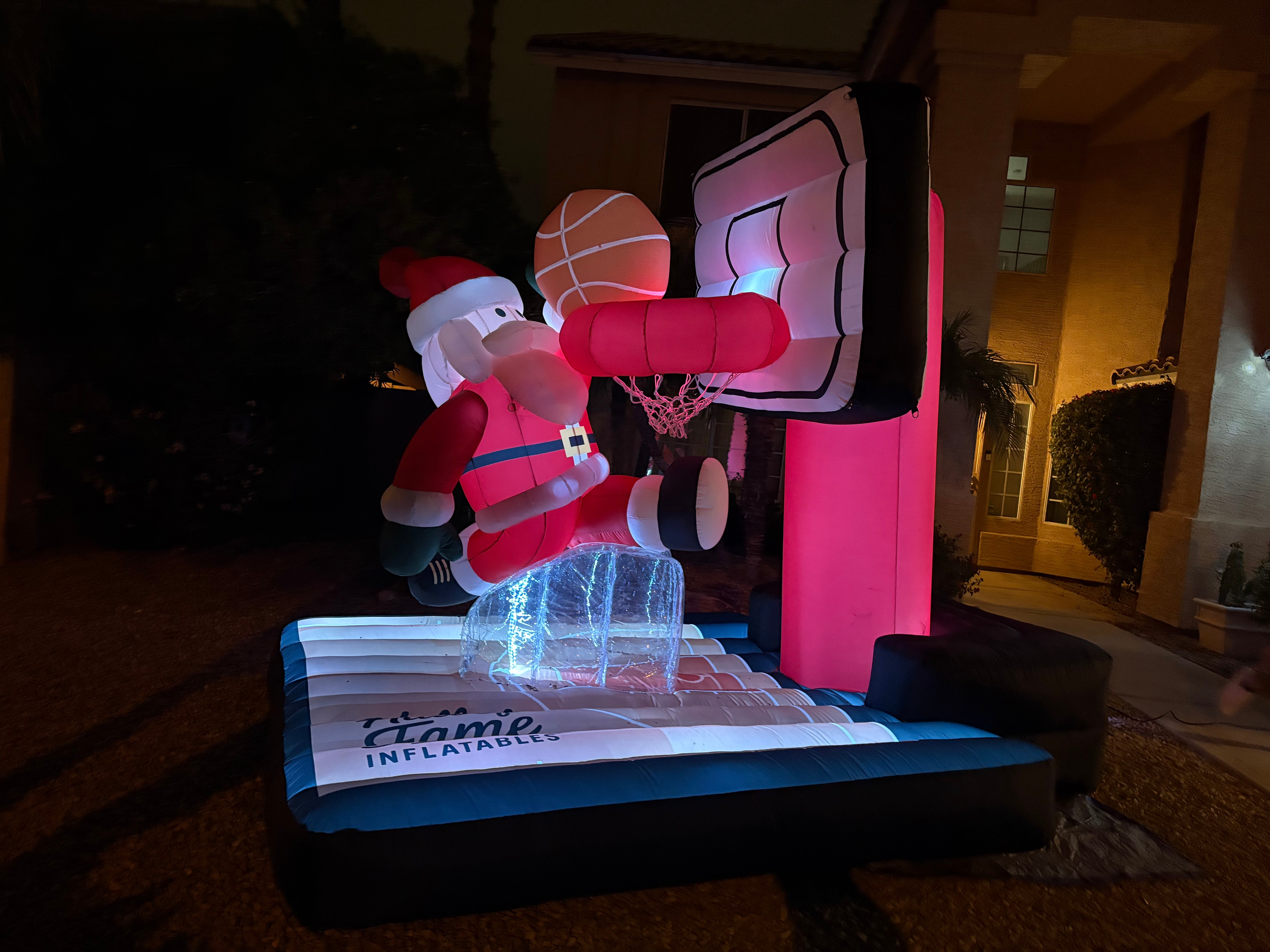 Dunking Santa