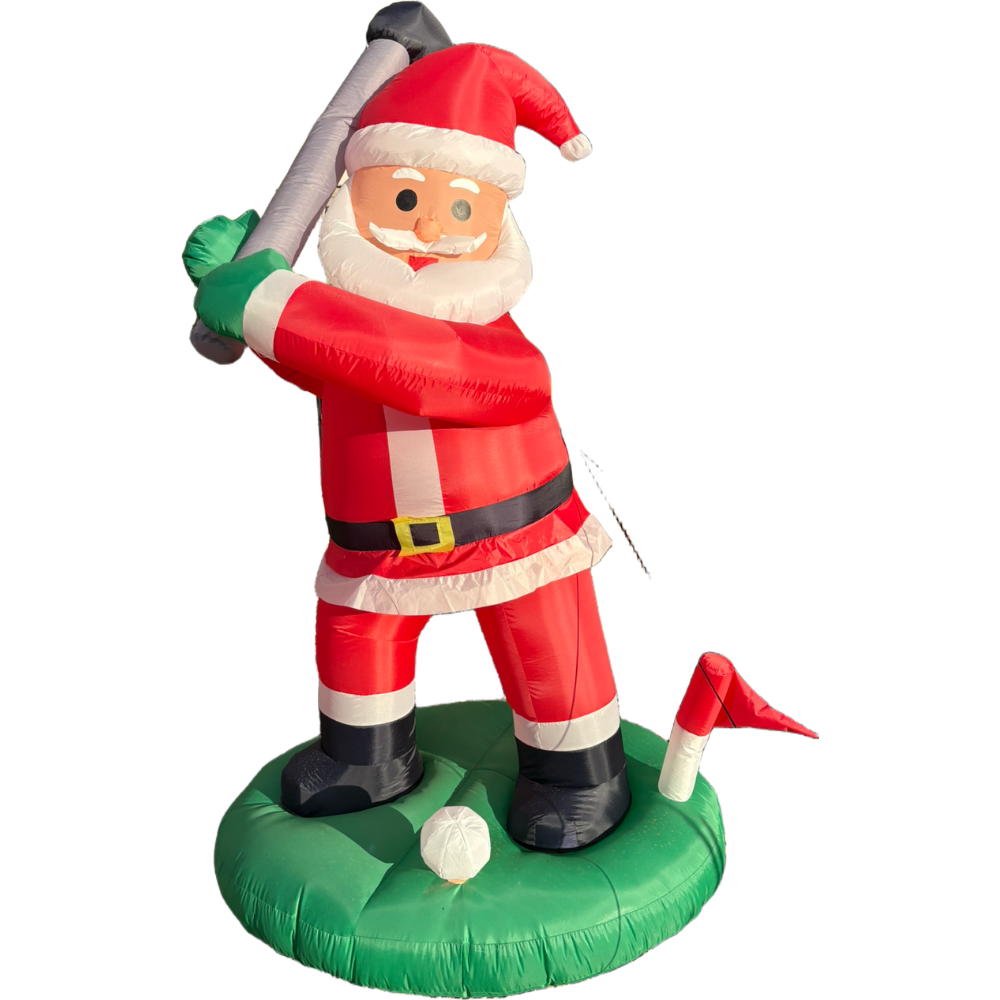Golfing Santa