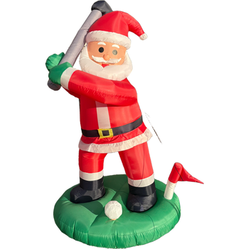 Golfing Santa